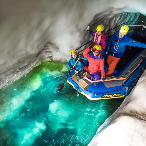 Take an unforgettable tour through the eternal ice of the glacier ...